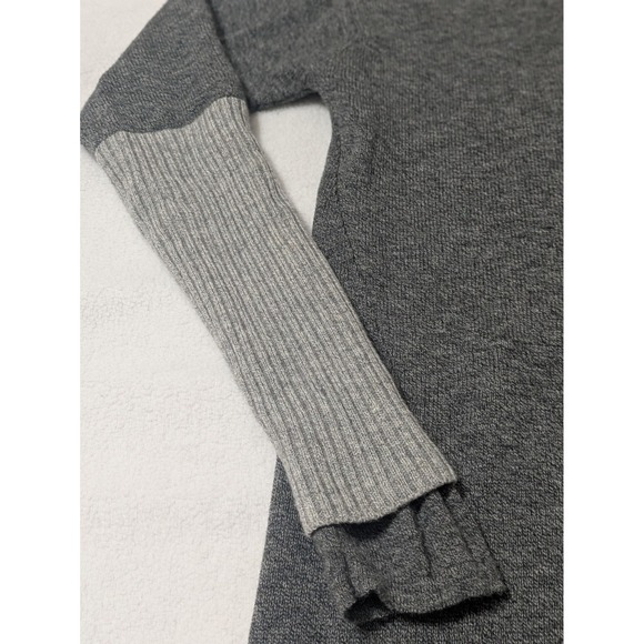 Athleta Nopa 100% Merino Wool Colorblock Hooded Sweater Size XS Tunic Oversized - Picture 7 of 10